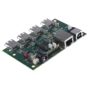 Microchip High-Speed USB 2.0 to 10/100 Ethernet Hub Customer Evaluation Board with LAN9513 EVB9514
