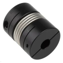 Ruland Aluminium Clamp Style Flexible Coupler 33.3 mm OD, 12 mm x 10 mm Bore, 42.9 mm Length, Stainless Steel MBC33-12-10-A