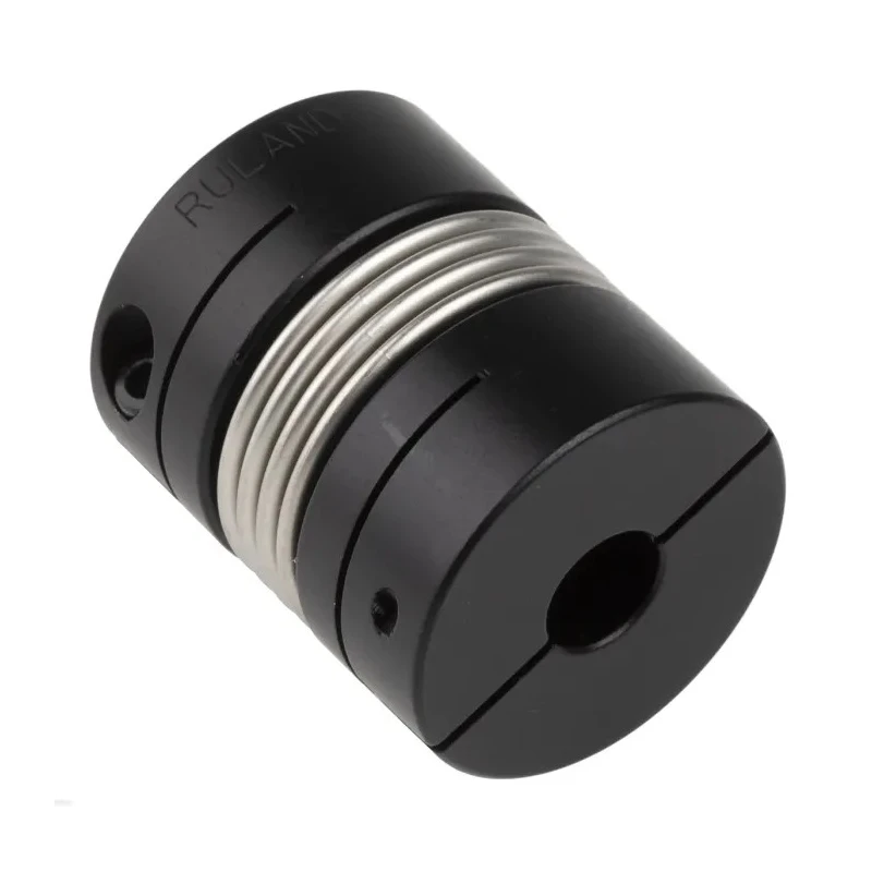 Ruland Aluminium Clamp Style Flexible Coupler 33.3 mm OD, 12 mm x 10 mm Bore, 42.9 mm Length, Stainless Steel MBC33-12-10-A