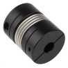 Ruland Aluminium Clamp Style Flexible Coupler 33.3 mm OD, 12 mm x 10 mm Bore, 42.9 mm Length, Stainless Steel MBC33-12-10-A