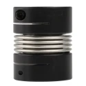 Ruland Aluminium Clamp Style Flexible Coupler 33.3 mm OD, 12 mm x 10 mm Bore, 42.9 mm Length, Stainless Steel MBC33-12-10-A