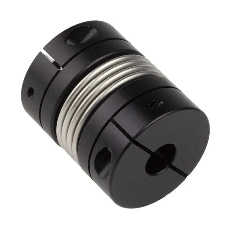 Ruland Aluminium Clamp Style Flexible Coupler 33.3 mm OD, 12 mm x 10 mm Bore, 42.9 mm Length, Stainless Steel MBC33-12-10-A