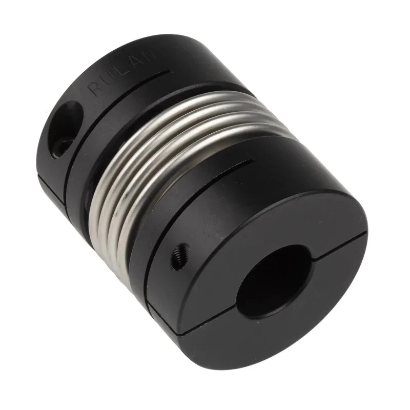 Ruland Aluminum Clamp Flexible Coupler 50.8 mm OD 20 mm x 16 mm Bore 58.7 mm Length MBC51-20-16-A