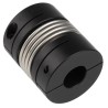 Ruland Aluminum Clamp Flexible Coupler 50.8 mm OD 20 mm x 16 mm Bore 58.7 mm Length MBC51-20-16-A