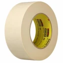 3M Scotch Tan Masking Tape 48mm Width x 55m Length Rubber Adhesive Crepe Paper Backing 202 48mmx50m