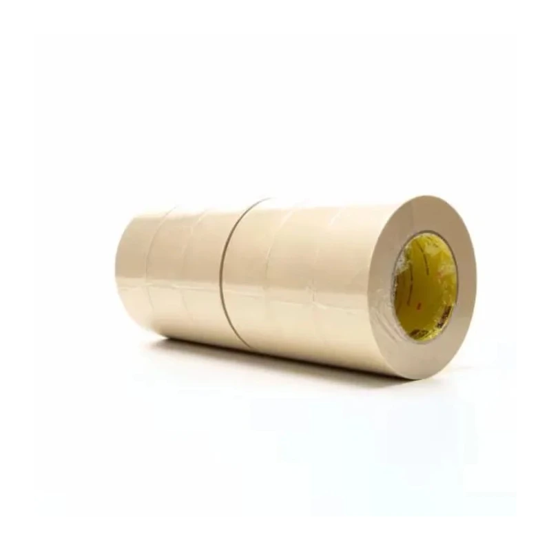 3M Scotch Tan Masking Tape 48mm Width x 55m Length Rubber Adhesive Crepe Paper Backing 202 48mmx50m