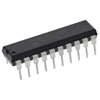 Microchip 8 bit PIC Microcontroller PIC16F1829-I/P, 32 MHz, 8kB FLASH, 1.024kB RAM, 20-Pin PDIP PIC16F1829-I/P