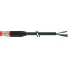 RS PRO Sensor Actuator Cable M8 3 Pole Male 0° Straight Connector to Unterminated Lead, 2 m, Black PVC Jacket 174-7834