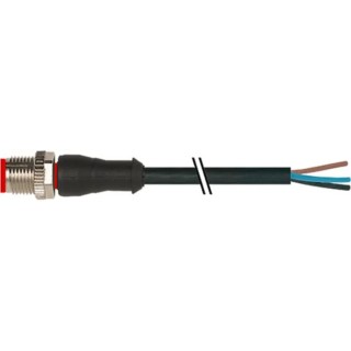 RS PRO Male 4 Way Straight to Unterminated Sensor Actuator Cable 5 m 250 V AC 4 Contacts PVC Sheath IP67 174-7838