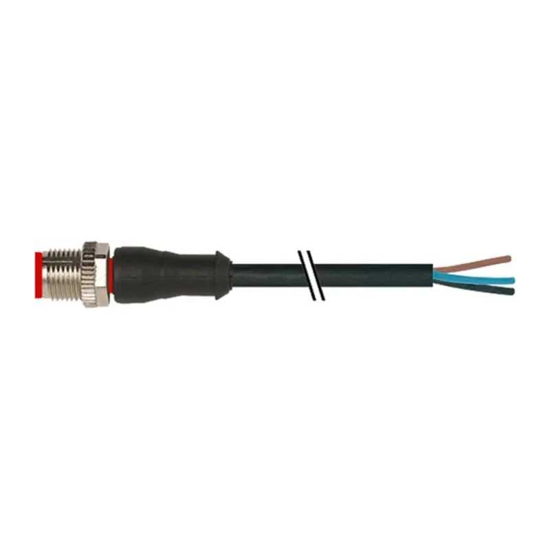 RS PRO Male 4 Way Straight to Unterminated Sensor Actuator Cable 5 m 250 V AC 4 Contacts PVC Sheath IP67 174-7838