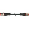 RS PRO Sensor Actuator Cable Male 3 Way Straight to Female 3 Way Straight, Polyvinyl Chloride Jacket, 2 m Length 174-7873
