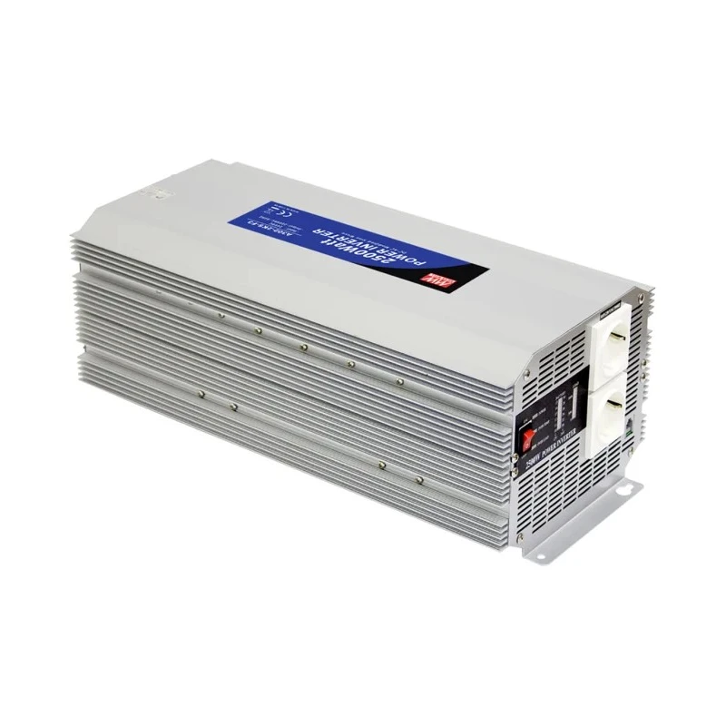 MEAN WELL Screw 2500W Power Inverter 24V dc Input 230V ac Output A302-2K5-F6