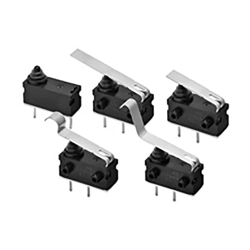 Omron Subminiature Leaf Lever Micro Switch, PCB Terminal, 100mA, 12V DC, SPST, IP67 D2AW-A062D R