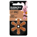 Duracell PR41 Zinc Air Button Battery 1.4 V, 7.9 mm Diameter, 3.6 mm Height, 6 Pack PR41