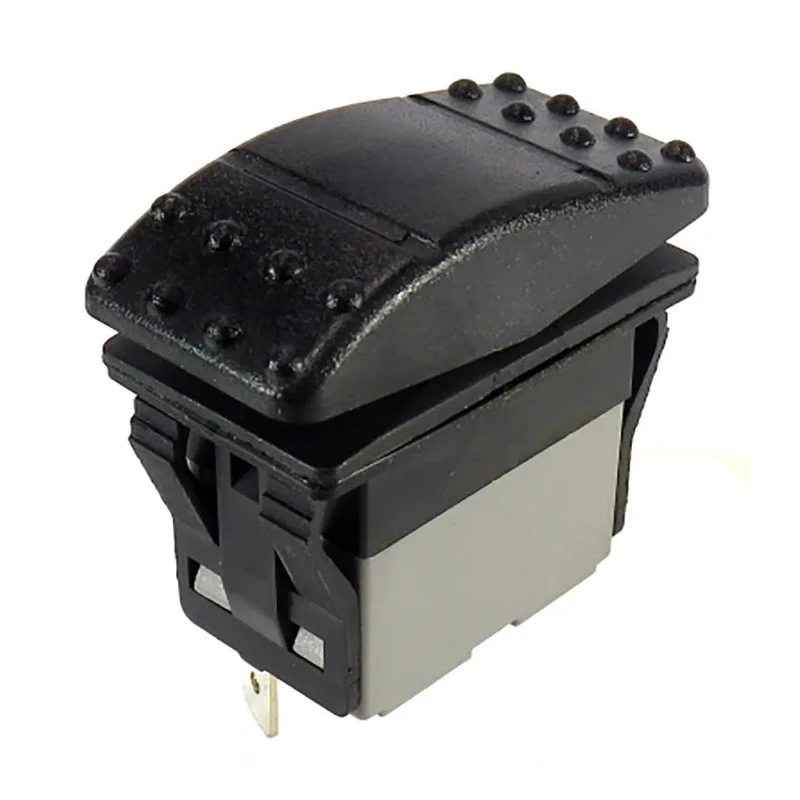 RS PRO SPDT Momentary On-Mom Rocker Switch Panel 16-20A 30V DC 250V AC IP67 21.1x37 mm 174-8294