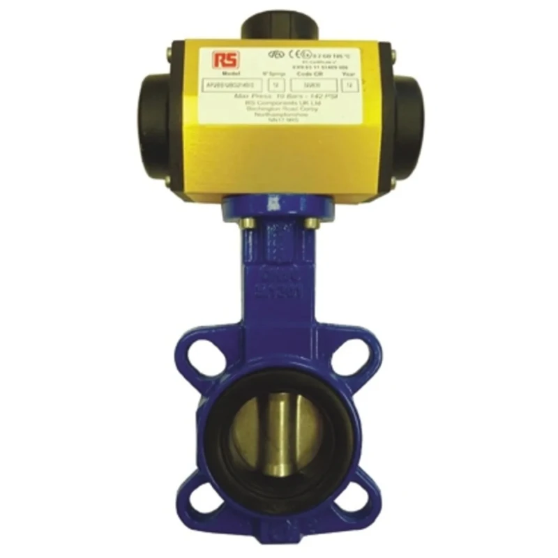 RS PRO Butterfly Type Pneumatic Actuated Valve 16 Bar 799-8819