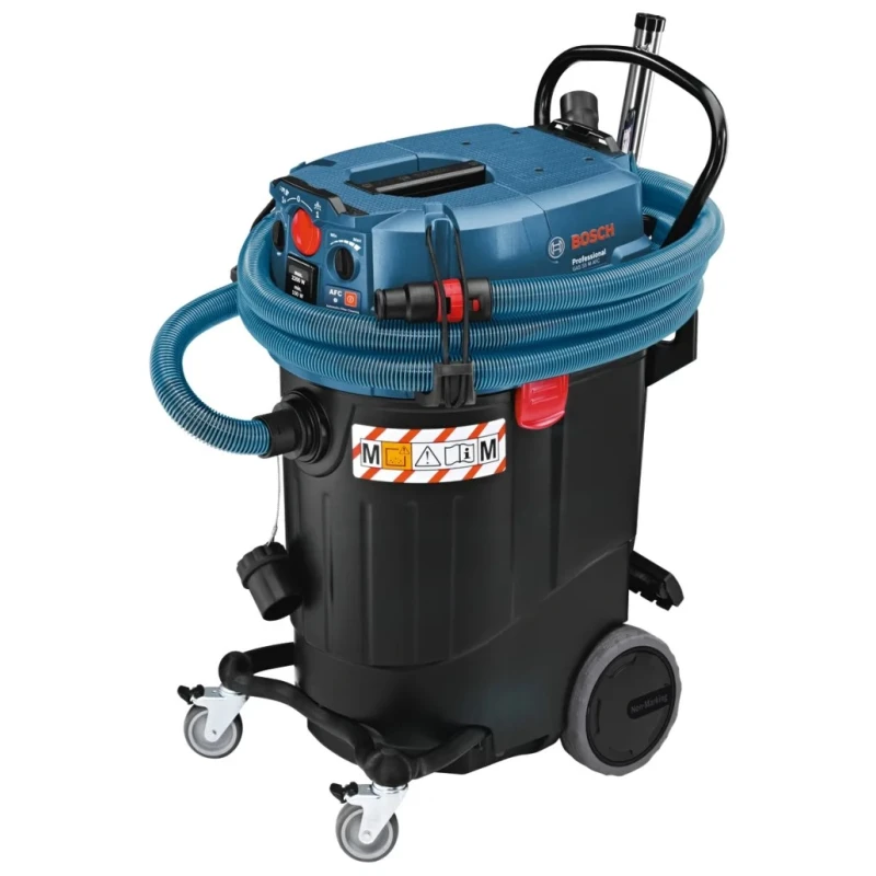 Bosch GAS 55 M AFC Floor Vacuum Cleaner, 240V AC, 1.2kW Power, 40L Capacity, 254mbar Vacuum Pressure 06019C3300
