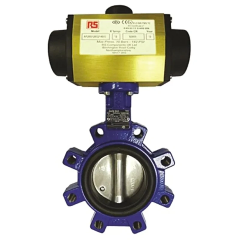 RS PRO Pneumatic Actuated Butterfly Valve with Wafer Pattern Inlet Connection 16 bar Maximum Operating Pressure 799-8812
