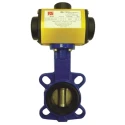 RS Pro Wafer Pattern Butterfly Valve Lugged Type Pneumatic Actuated Valve 2.5 in 16 bar 799-8806