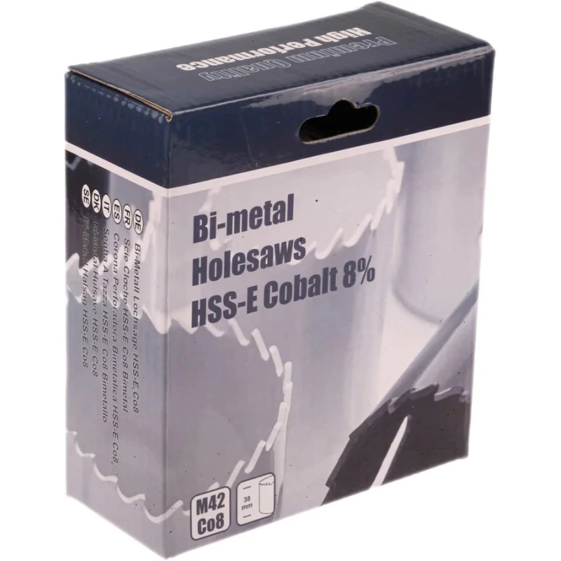RS PRO 121 mm Diameter Cobalt Steel Bi-Metal Hole Saw Drill Bit for Ferrous, Wood, Plastic, Non-Ferrous Metal 174-9062