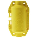Brady Yellow 4-Lock Lockout Polypropylene Electrical Plug Lockout 9.4 mm HUBBELL PLUGOUT - SMALL PLUGOUT