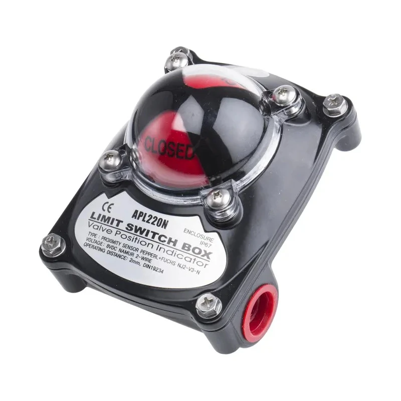 RS PRO Switch Box SPDT IP67 Aluminium Housing IP67 Rated with 2x NJ2-V3-N Proximity Sensors IP67