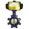 RS PRO Pneumatic Actuated Butterfly Valve Wafer Connection Direct Action 16 bar 799-8831