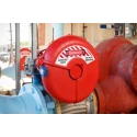 Brady Red 2-Lock Lockout ABS Gate Valve Lockout 9.65 mm CGV-13