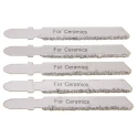 RS PRO Jigsaw Blade Wood Ceramic Metal Carbide 75mm Length 5 Pieces 5mm Width 799-9392
