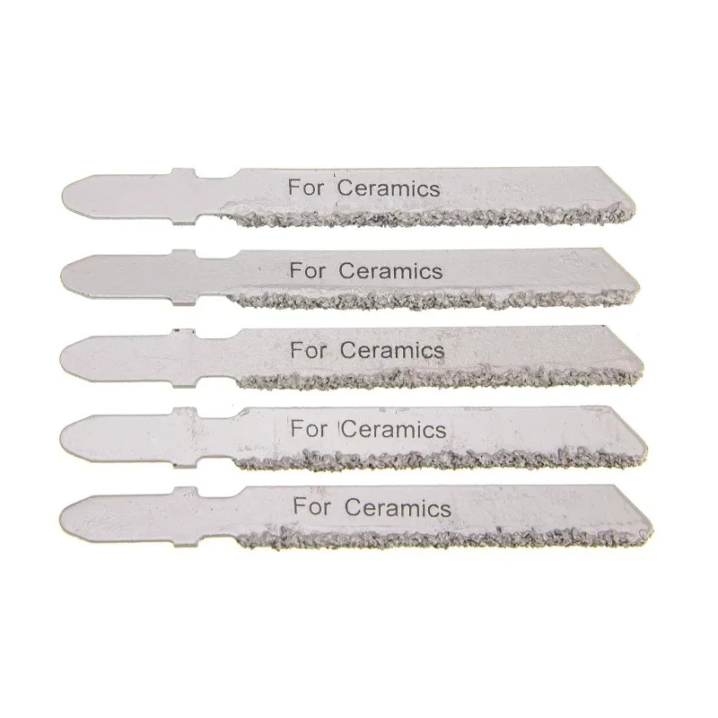 RS PRO Jigsaw Blade Wood Ceramic Metal Carbide 75mm Length 5 Pieces 5mm Width 799-9392