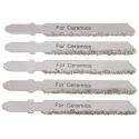 RS PRO Jigsaw Blade Metal Ceramic Wood Carbide 75 mm Length 5 Pieces 799-9395