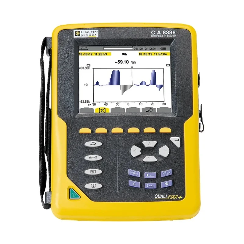 Chauvin Arnoux Power Quality Analyser 3-Phase 10000A Max 1000V AC 1200V DC CA8336