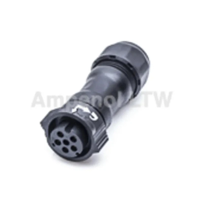 Amphenol Industrial Circular Connector, 6 Contacts, Cable Mount, Socket Female, IP68, Nylon Housing, Gold CB-06BFFA-QL8MP0