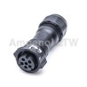 Amphenol Industrial Circular Connector, 6 Contacts, Cable Mount, Socket Female, IP68, Nylon Housing, Gold CB-06BFFA-QL8MP0