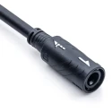 Amphenol Industrial Sensor Actuator Cable 3 Contacts HS Lock D Size Female to Unterminated Free End 1 m Q8D-03AFFM-QL8A01