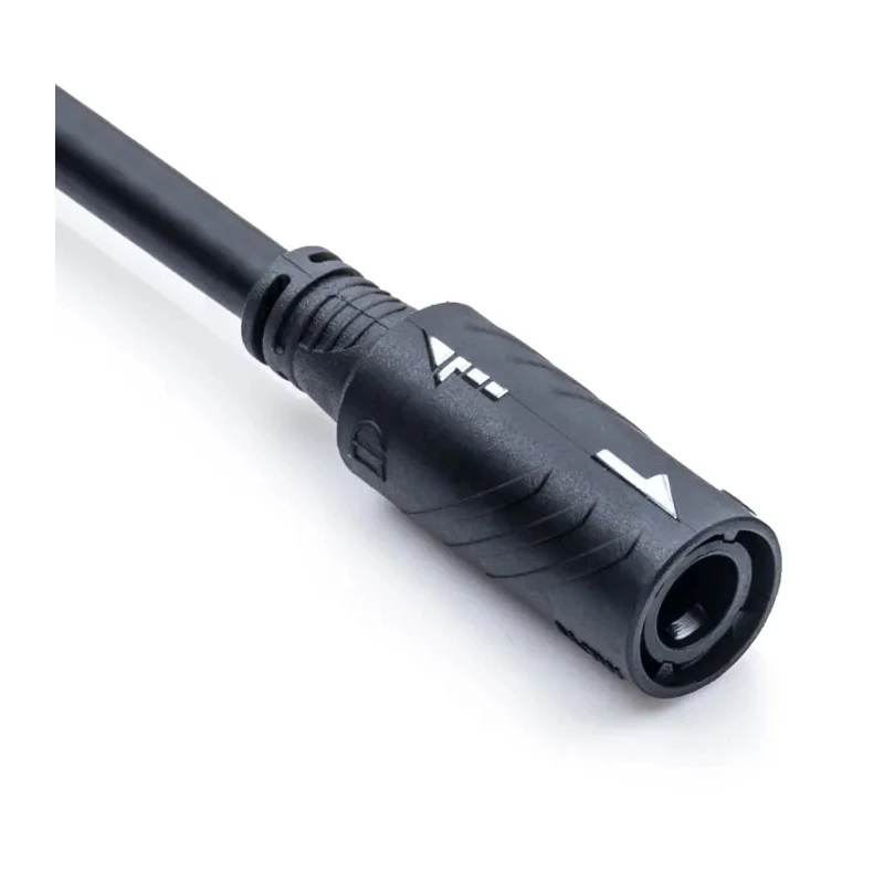 Amphenol Industrial Sensor Actuator Cable 3 Contacts HS Lock D Size Female to Unterminated Free End 1 m Q8D-03AFFM-QL8A01