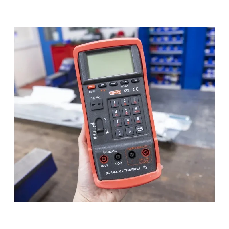 RS PRO Current & Voltage Calibrator 24V 24mA Lithium-ion Battery 133 174-9556