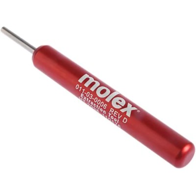 Molex Extraction Tool, HANDTOOL Series, Extraction Tool Contact, 2.36 mm Tip Width, Model 11-03-0006