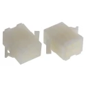 Molex STANDARD 0.093 in Series Straight Panel Housing Plug 6 Contacts 6.7 mm Pitch 2 Row 39-03-6060