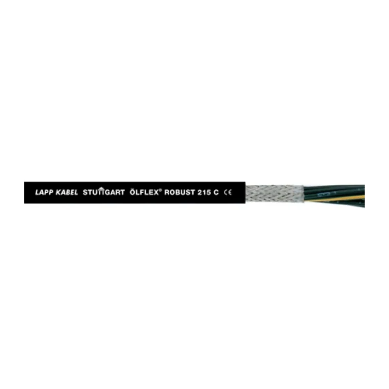 Lapp ÖLFLEX ROBUST 215 C Control Cable 3 Cores 15 AWG 50 m Screened Stranded Black Polypropylene Sheath 0022750