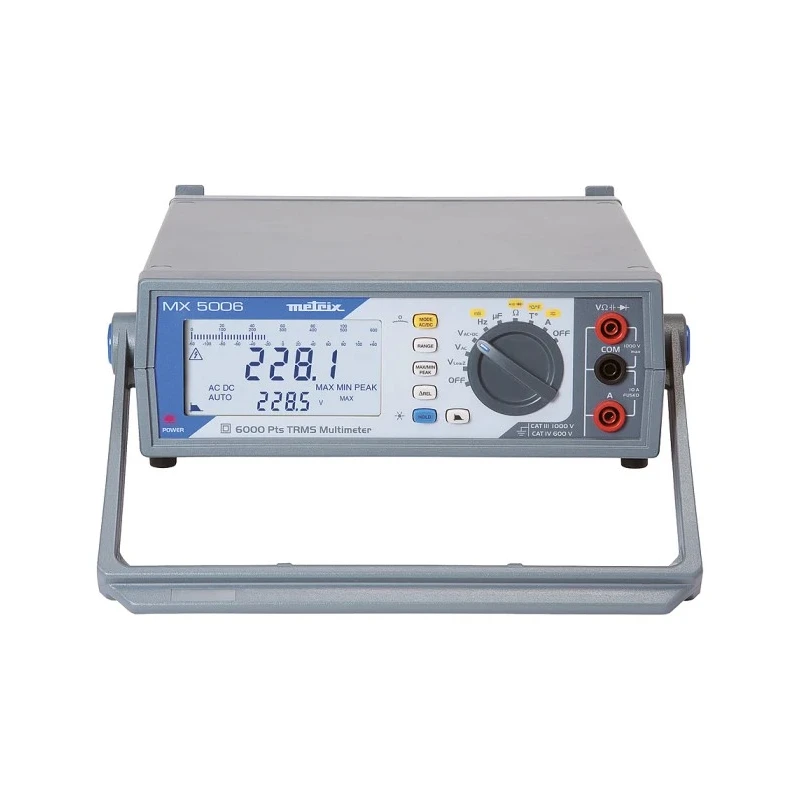 Metrix MX 5006 Bench Multimeter True RMS, 20 A AC, 20 A DC, 1 kV AC MX5006