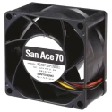 Sanyo Denki San Ace 9GA Series Axial Fan 12V DC 31.2W 2.6A 159 m³/h 70mm x 70mm x 38mm 16500 RPM 9GA0712P1G001
