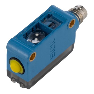 SICK Contrast Sensor with RGB LED 12.5 mm Detection, NPN Output, 50 mA Current, IP67, 24V DC 