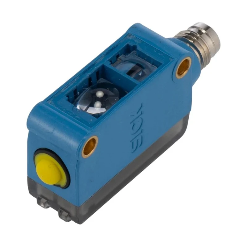 SICK Contrast Sensor with RGB LED 12.5 mm Detection, NPN Output, 50 mA Current, IP67, 24V DC 