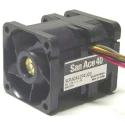 Sanyo Denki San Ace 9CRA Series Axial Fan 12V DC 19.2W 1.6A 55m³/h 40mm Square Frame 9CRA0412P4K03