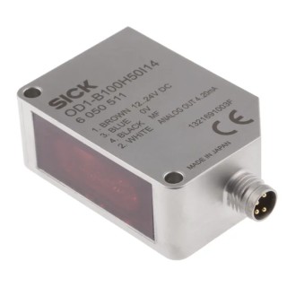 SICK Background Suppression Distance Sensor Block 50 mm to 150 mm Analogue Output Stainless Steel Housing IP67 OD1-B100H50I14