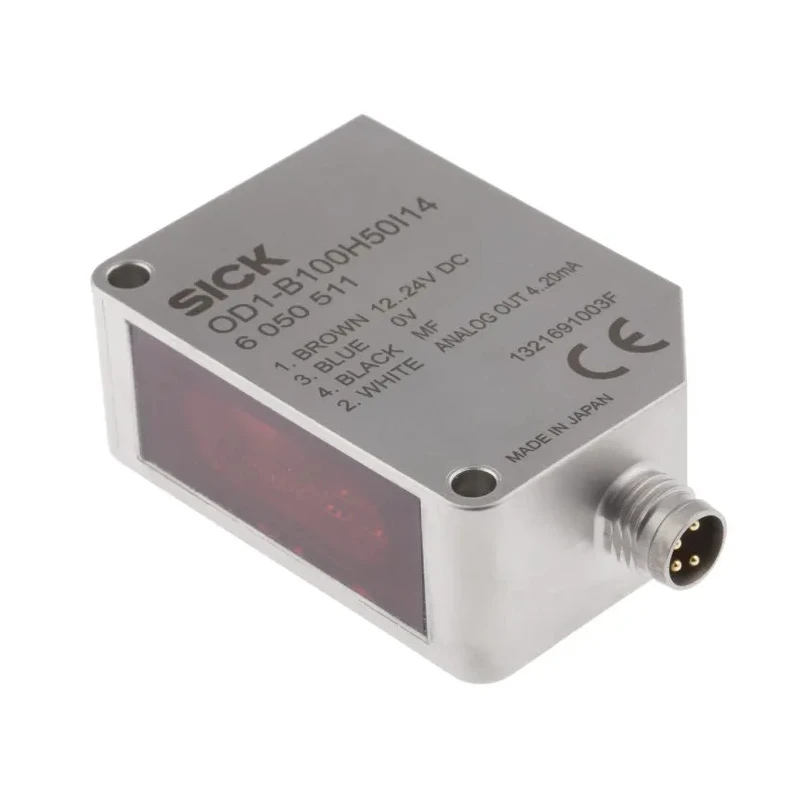 SICK Background Suppression Distance Sensor Block 50 mm to 150 mm Analogue Output Stainless Steel Housing IP67 OD1-B100H50I14
