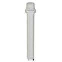 Bivar Panel Mount 1-Way Straight Rigid LED Light Pipe White Lens 3 mm PLP1-125-D