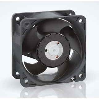 ebm-papst 620 Series High Pressure Axial Fan, 12V DC, 67 m³/h, 5.5 W, 385 mA Max, IP20, 60 mm Frame, Ball Bearing 