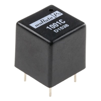 Murata Power Solutions PCB Pulse Transformer 1:1 Turns Ratio, 3 mH Primary Inductance, 1.2Ω Primary Resistance 1001C